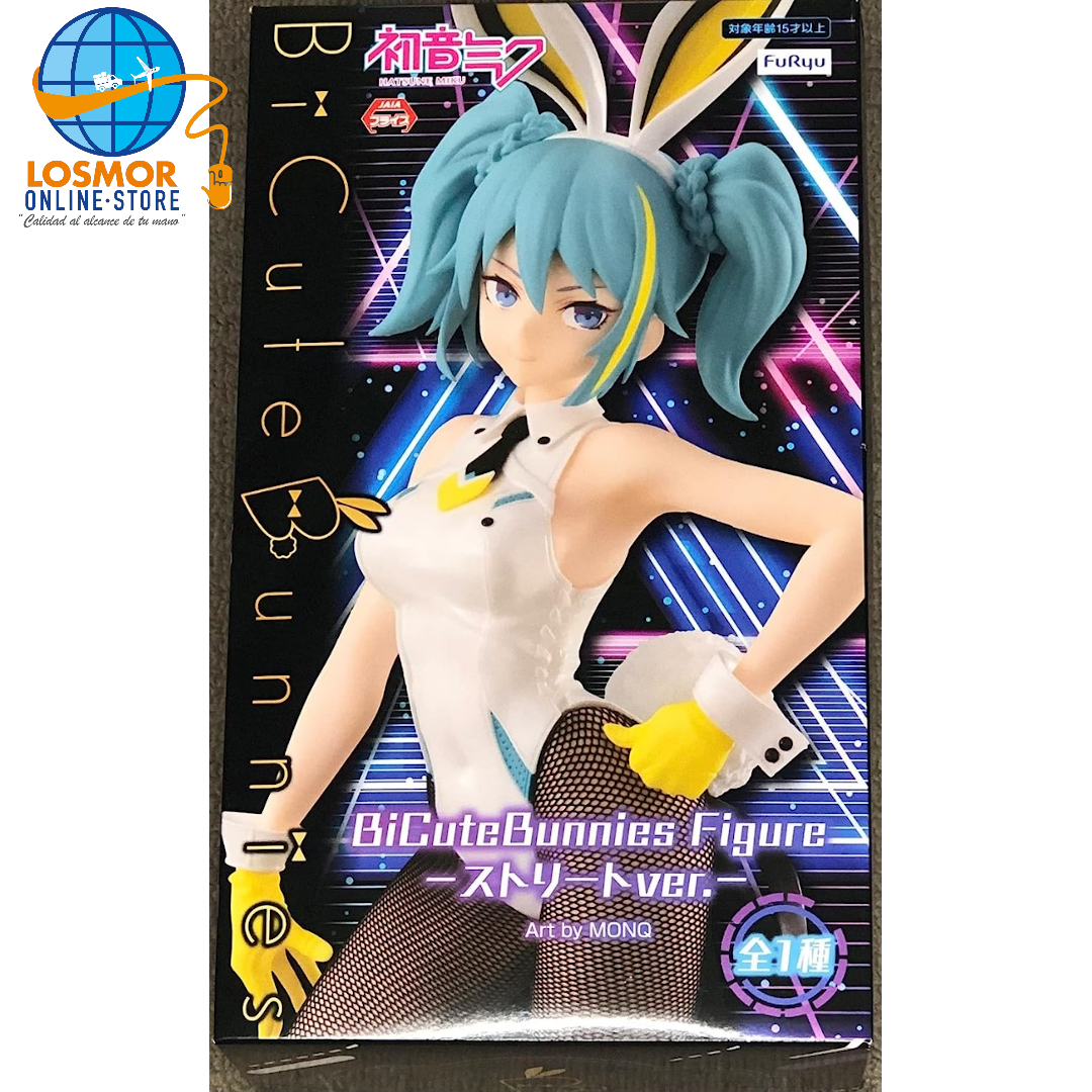 Figura Hatsune Miku Street Style Ver. - BiCute Bunnies (Usado)- Miku Hatsune