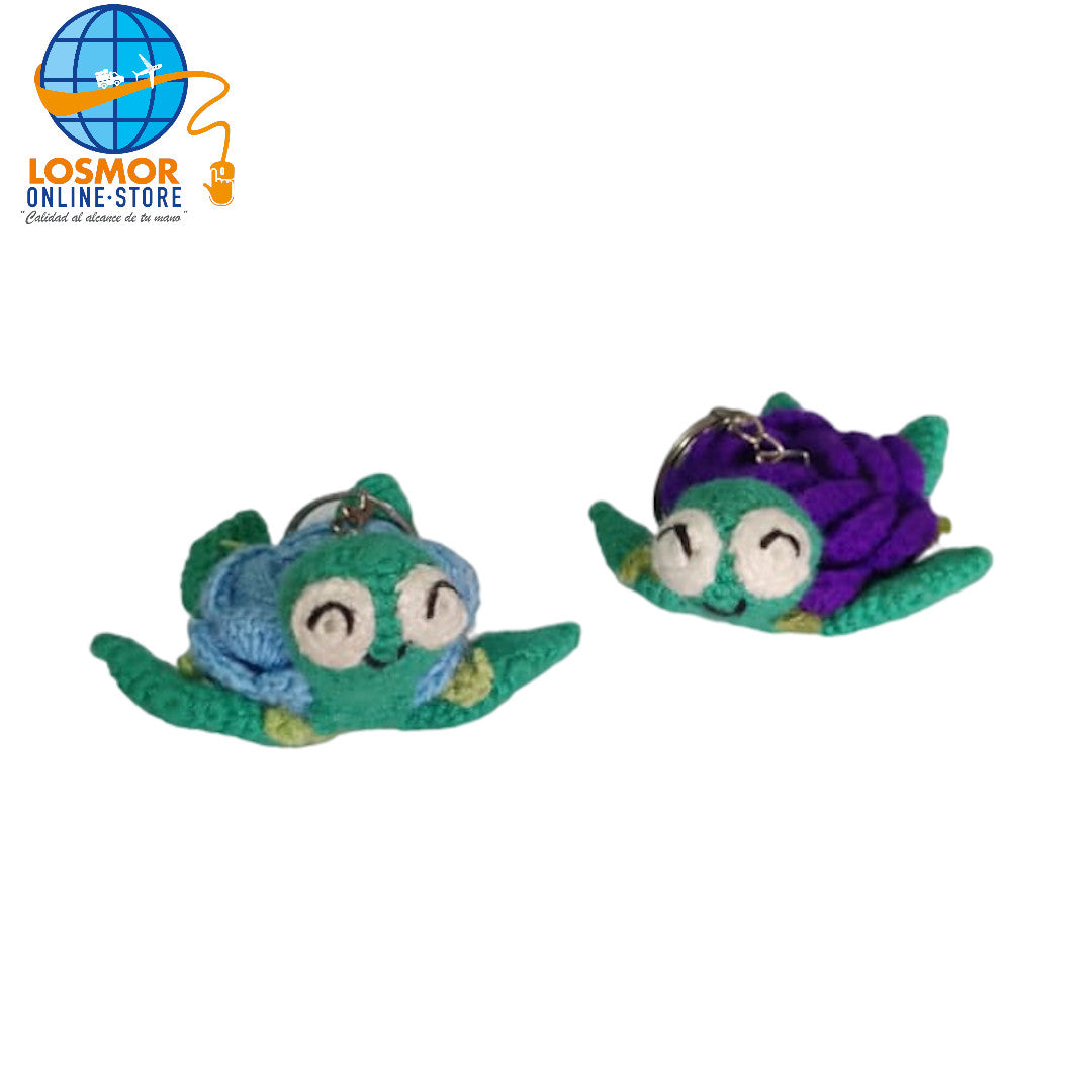 Figura Tejida en forma de tortuga