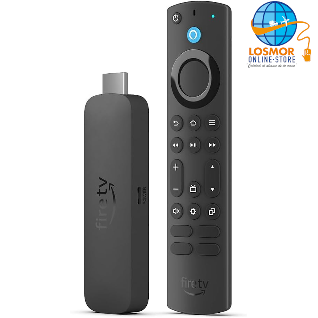 Dispositivo de streaming Amazon Fire TV Stick 4K Max, compatible con Wi-Fi 6E, TV gratis y en vivo sin señal de cable o satélite