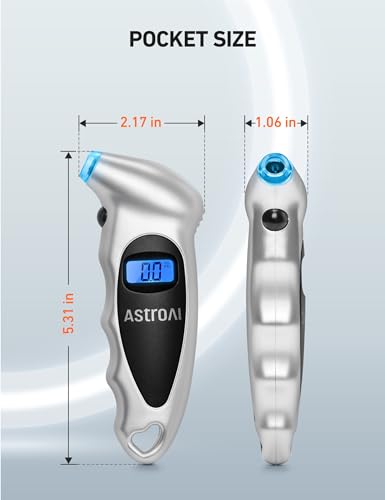 AstroAI - Medidor digital de presión de neumáticos de 150 PS