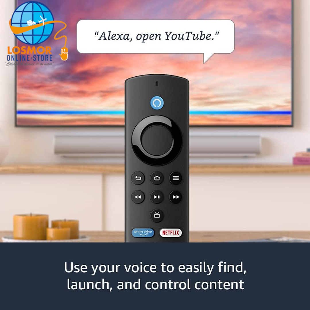 Amazon Fire TV Stick Lite control remoto por voz Alexa | Lite (no controla la televisión), dispositivo de streaming en HD