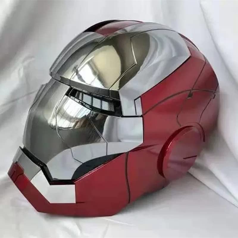 Iron-man MK 5 Casco Electrónico Abierto/Cerrado Máscara Iron-man