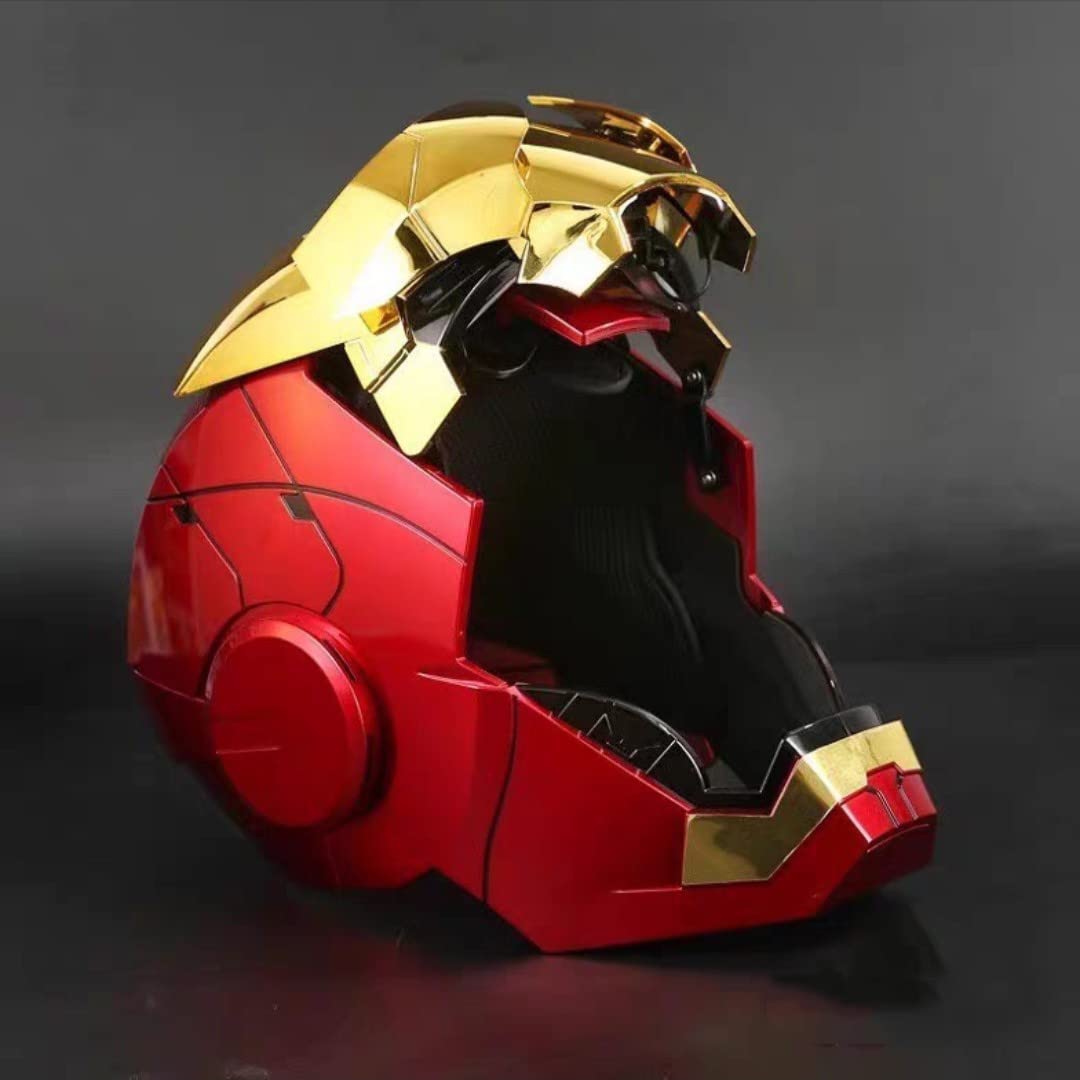 Iron-man MK 5 Casco Electrónico Abierto/Cerrado Máscara Iron-man