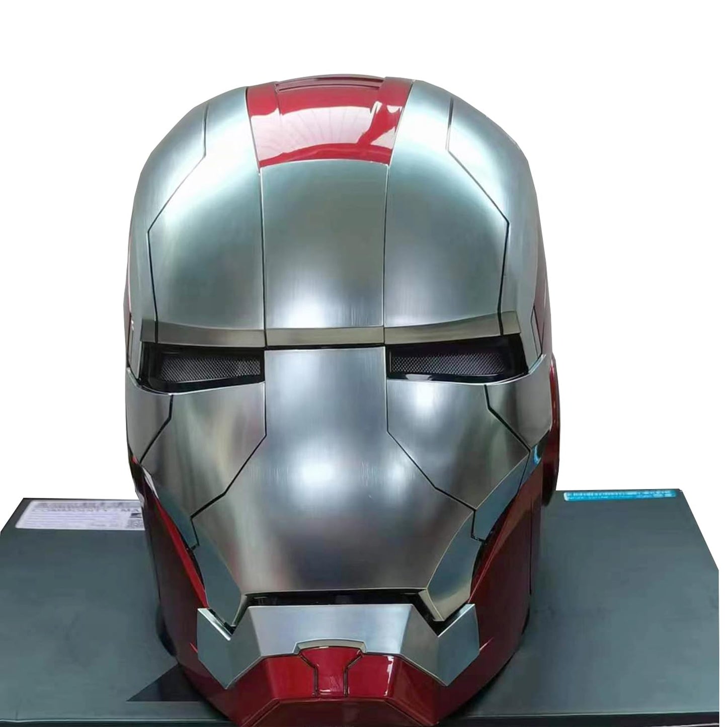 Iron-man MK 5 Casco Electrónico Abierto/Cerrado Máscara Iron-man