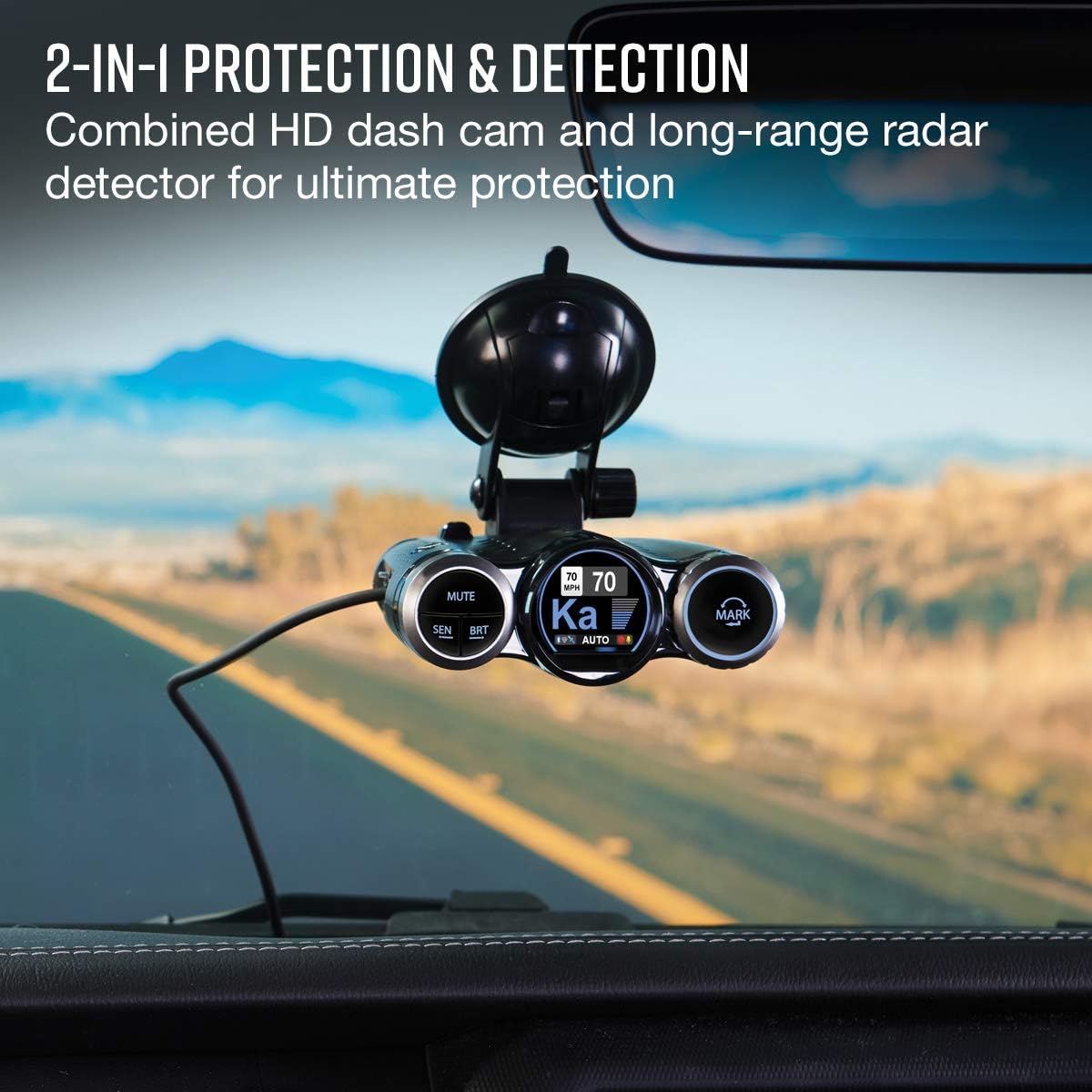 Cobra Road Scout Dash Cam y detector de radar