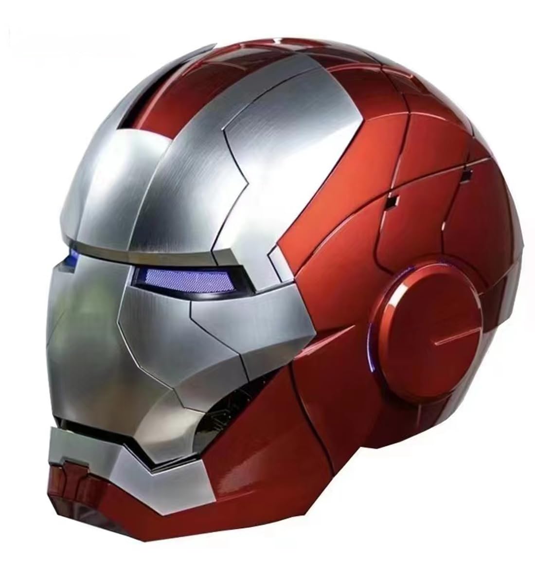 Iron-man MK 5 Casco Electrónico Abierto/Cerrado Máscara Iron-man