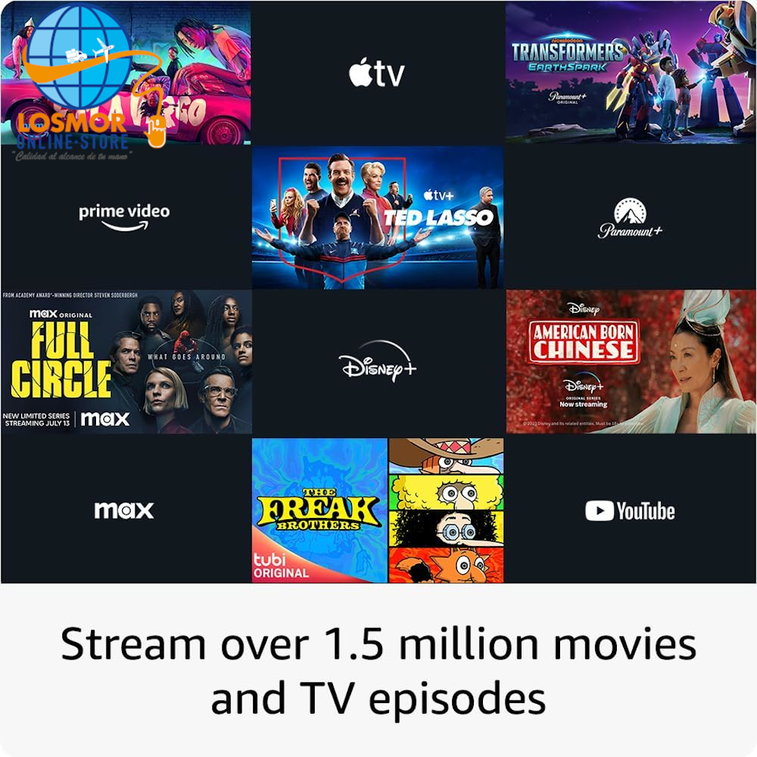 Dispositivo de streaming Amazon Fire TV Stick 4K Max, compatible con Wi-Fi 6E, TV gratis y en vivo sin señal de cable o satélite