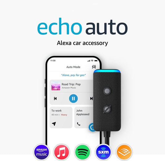 Echo Auto (2.ª generación, modelo de 2022) | Lleva a Alexa en tu vehículo