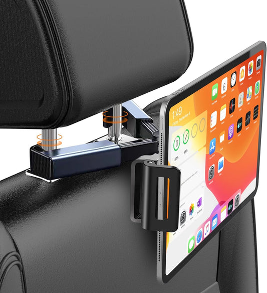 Soporte para tablet para automóvil, soporte para iPad, reposacabezas para asiento trasero