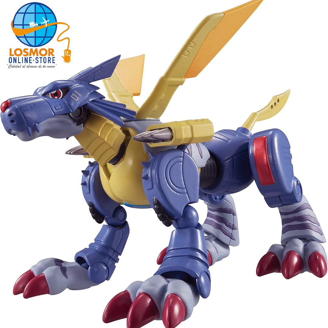 Figura de Metal Garurumon - Digimon