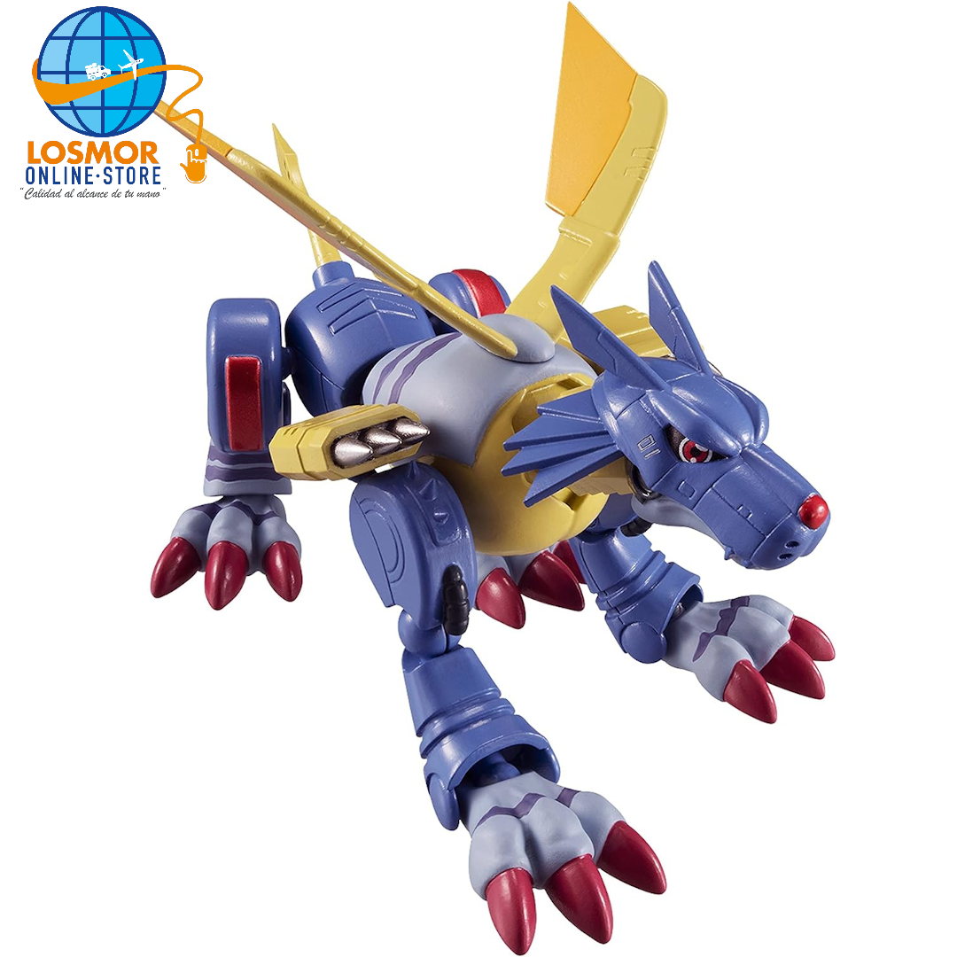 Figura de Metal Garurumon - Digimon