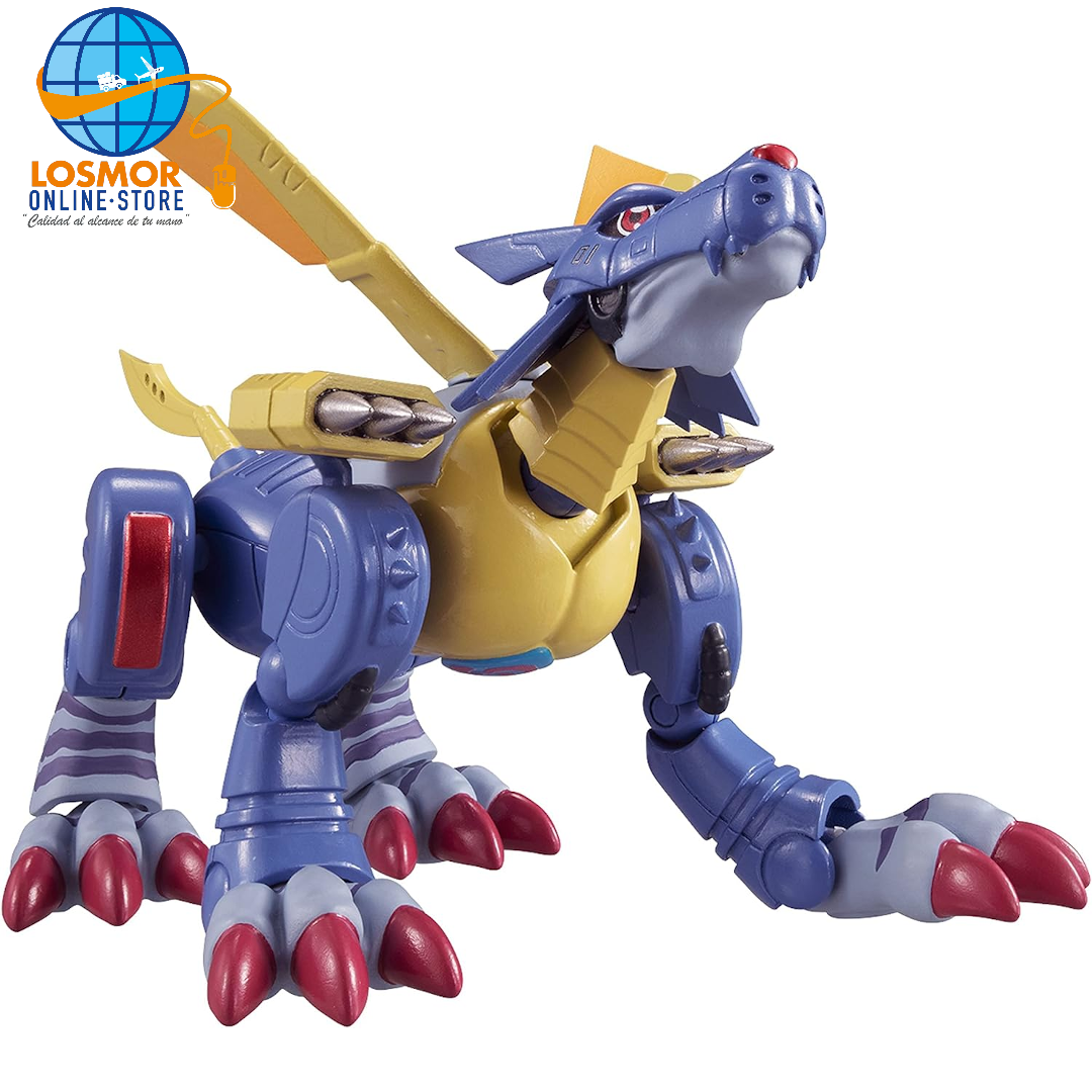 Figura de Metal Garurumon - Digimon