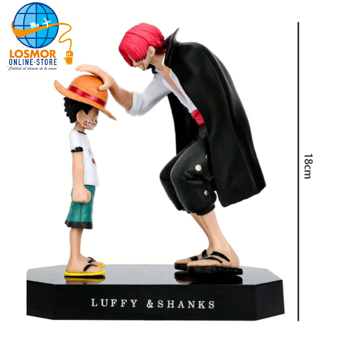 Figura de Luffy & Shanks (One Piece)