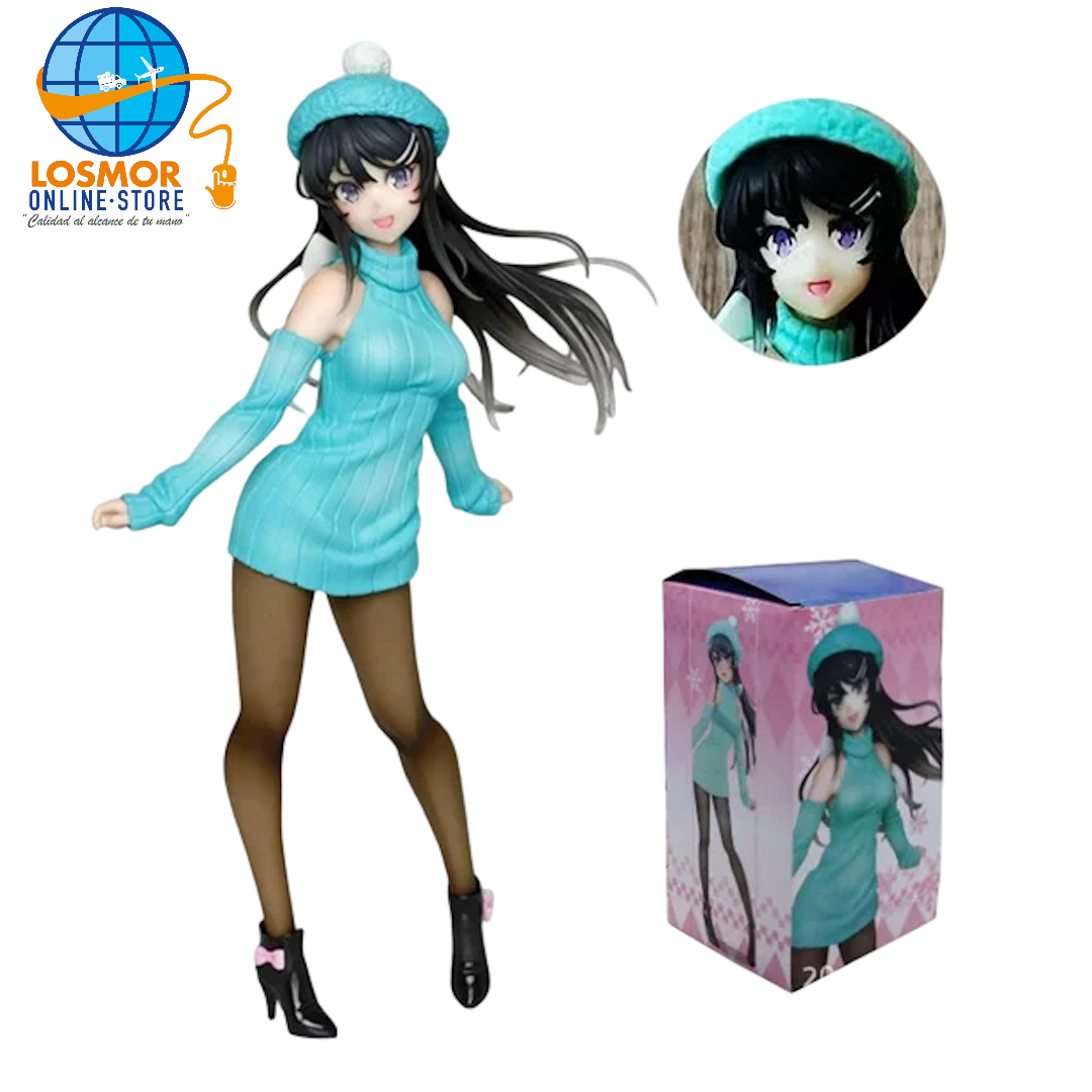 Figura de Mai Sakurajima Traje de invierno- Bunny Girl Senpai