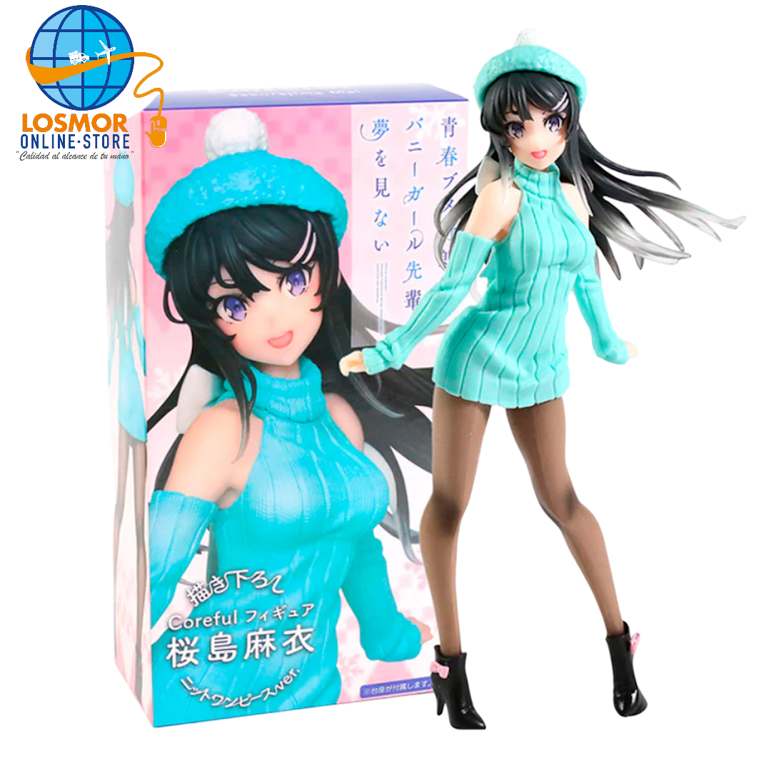 Figura de Mai Sakurajima Traje de invierno- Bunny Girl Senpai