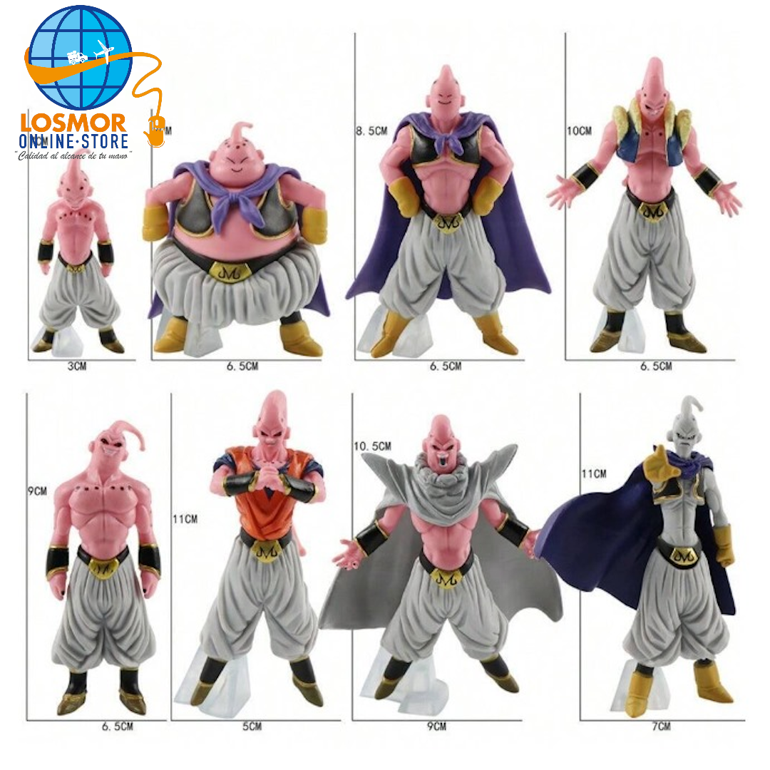 8 Figuras de las fases de Majin Bu