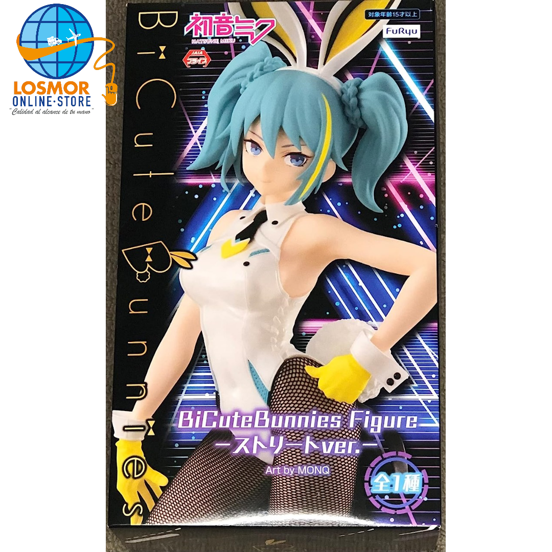 Figura Hatsune Miku Street Style Ver. - BiCute Bunnies (Usado)- Miku  Hatsune