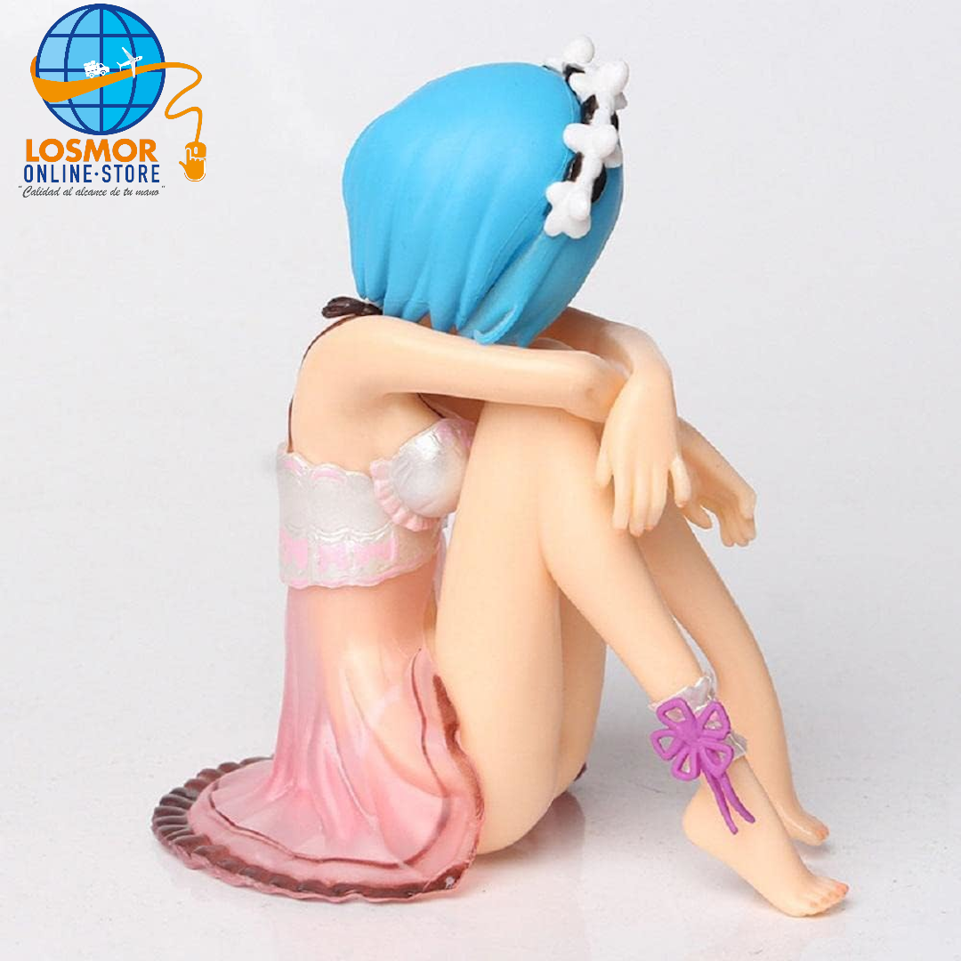 Figura de Rem Sentada en Pijama - Re: Zero