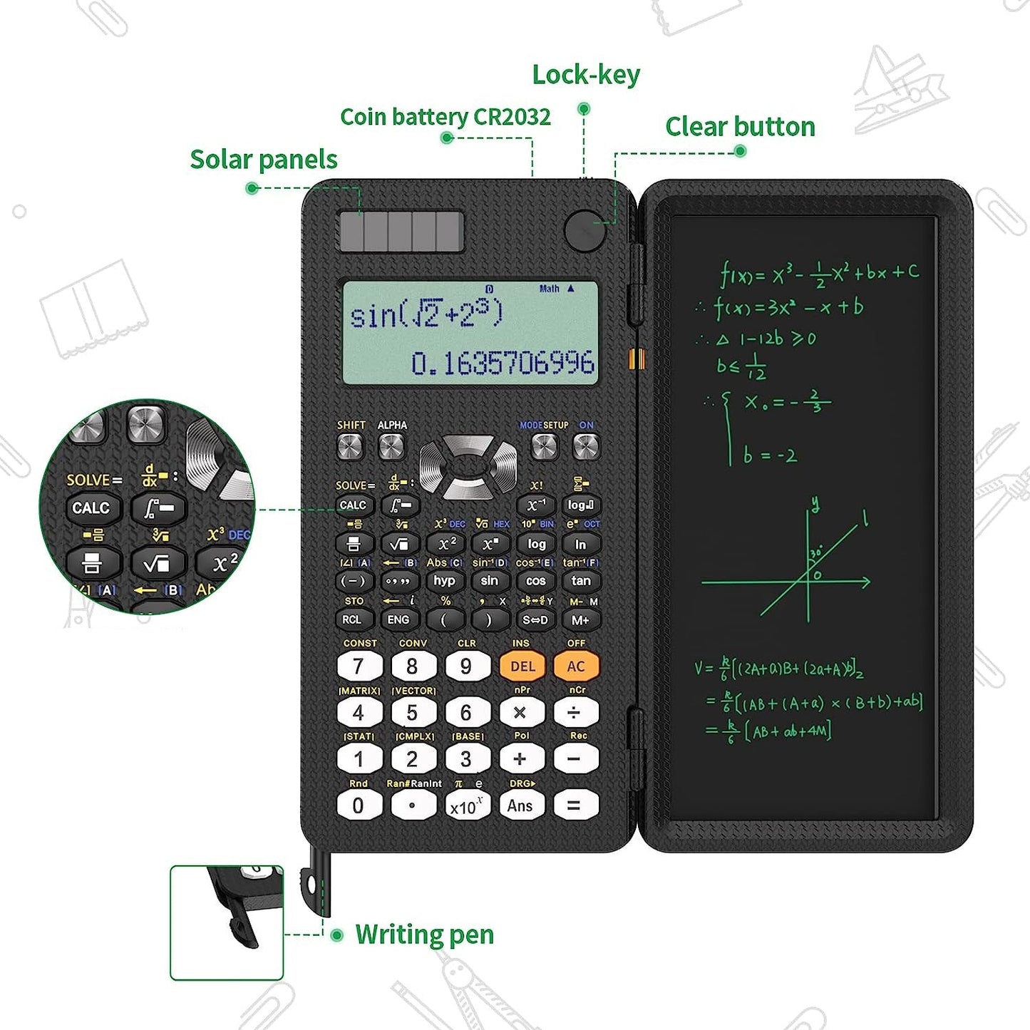 Calculadora con bloc de notas integrado